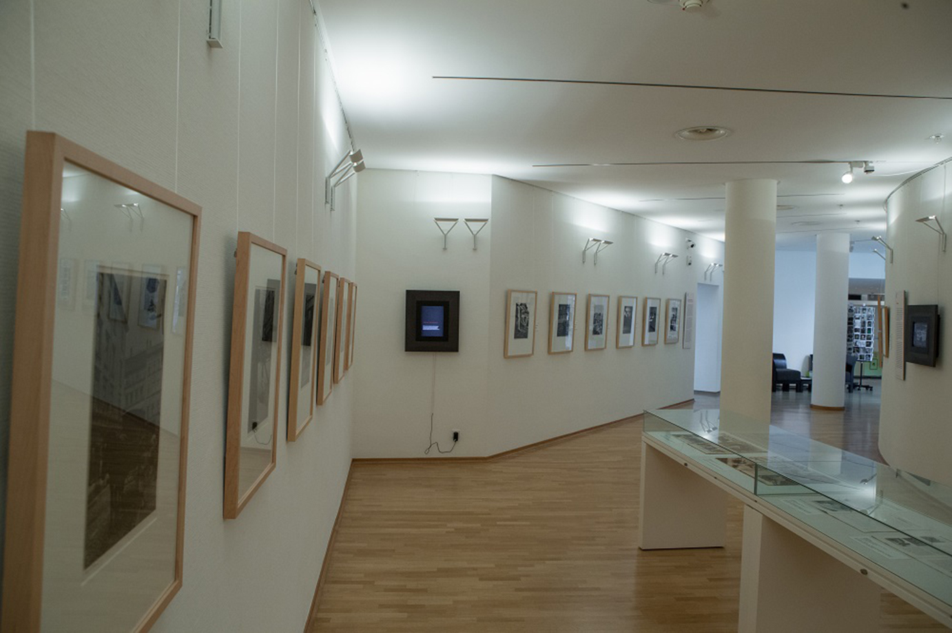 Blick in die Ausstellung „Das Auge des Arbeiters“, Käthe Kollwitz Museum, Köln, 2014