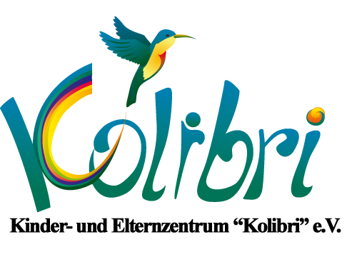 KI generiert: Das Bild zeigt ein farbenfrohes Logo mit einem Kolibri und dem Schriftzug "Kolibri". Der Vogel scheint dynamisch und lebendig, was ein Gefühl von Energie vermittelt.